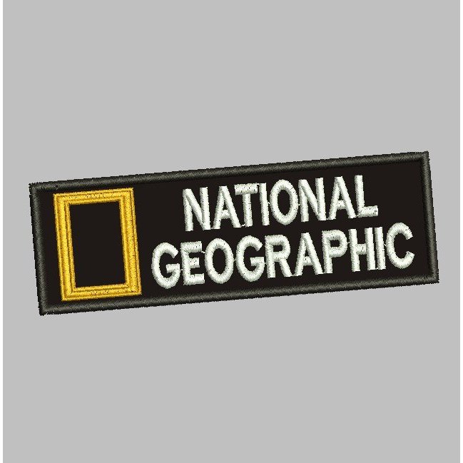 HD-R05 PATCH โลโก้ NATIONAL GEOGRAPHIC กลางแจ้ง/ผจญภัย EMBROIDERY อุปกรณ์เสริม BET/EMBLEM