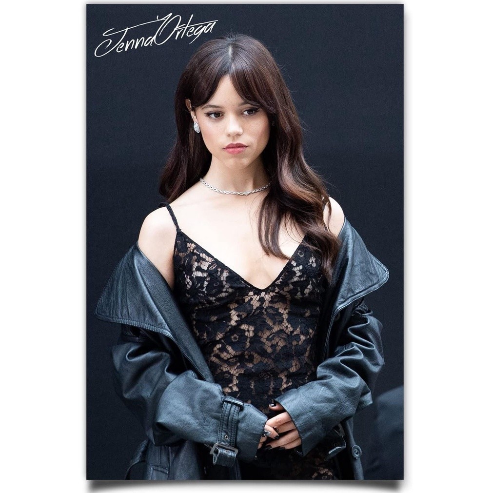 Jenna Ortega โปสเตอร์น่ารักโปสเตอร์ Cool ตกแต่งภาพวาดภาพยนตร์ความงามโปสเตอร์