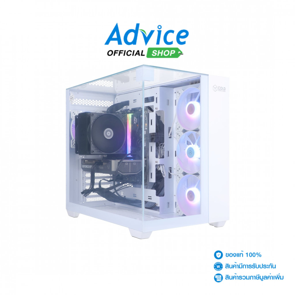 คอมประกอบ Advice : Computer Set intel #i378 i5 14400F RTX5060TI 16GB ZOTAC TWIN EDGE (OC/D7) - A0172