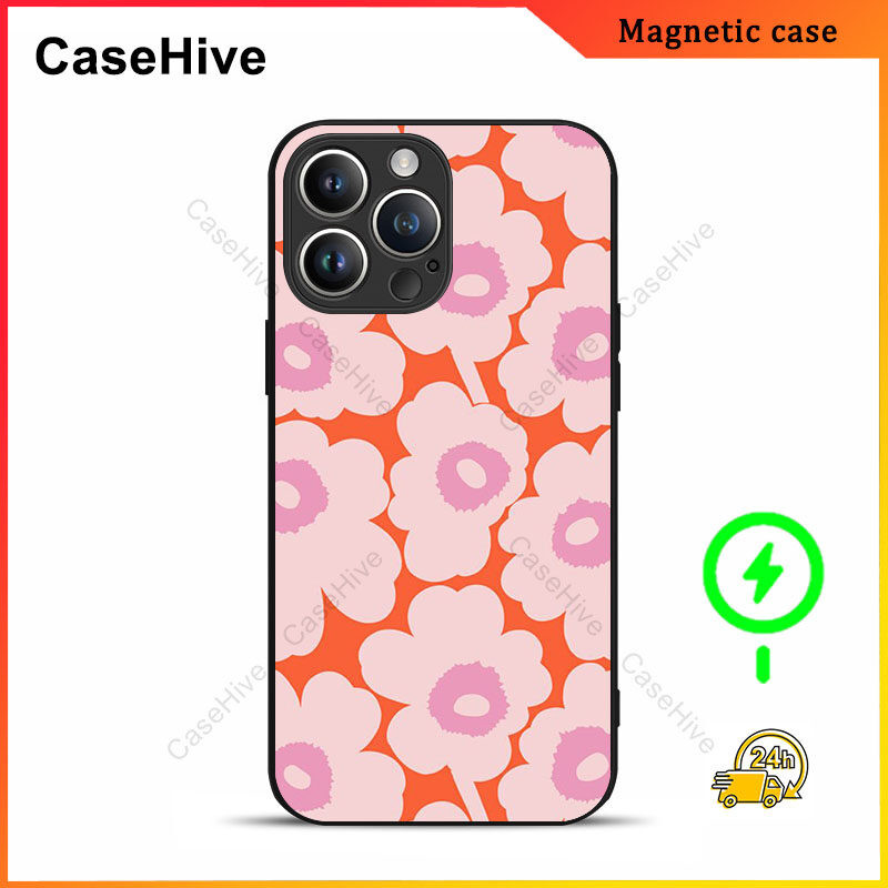 เคสโทรศัพท์ดอกไม้สําหรับ iPhone 17 Pro Max / iPhone 16 Pro Max / 15 Pro Max / 13 / Samsung Galaxy S2