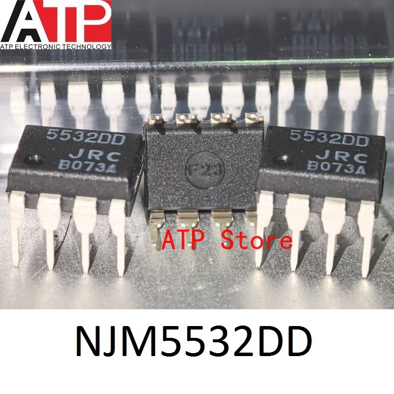 10 ชิ้น/ล็อตใหม่ Original NJM5532DD 5532DD DIP-8 JRC5532DD Operational เครื่องขยายเสียง IC