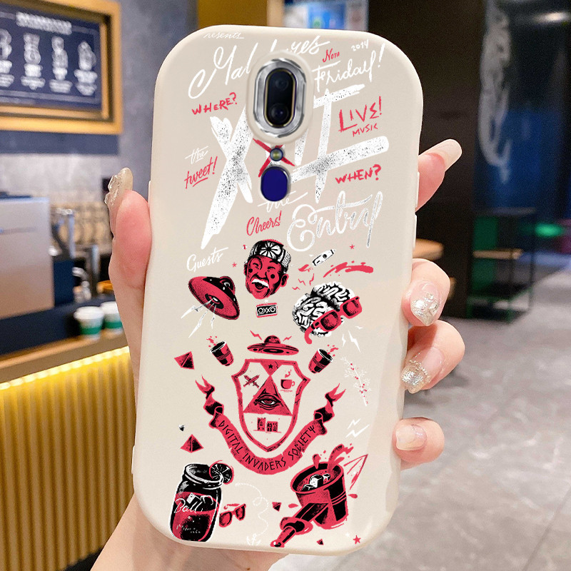 เคสสำหรับ OPPO F11 F11 Pro A9 2019 A9X เคสโทรศัพท์เพลงสดกันกระแทกกลมและอ้วน