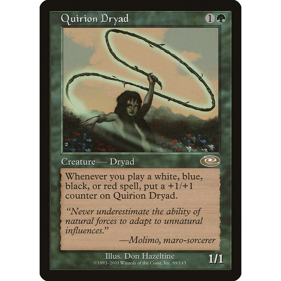 Quirion Dryad การ์ด Magic the Gathering [MTG] ของแท้
