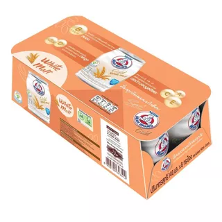 [สินค้าส่งด่วน] ตราหมี โกลด์ นมไขมันต่ำผสมไวท์มอลต์ 140 มล. X8