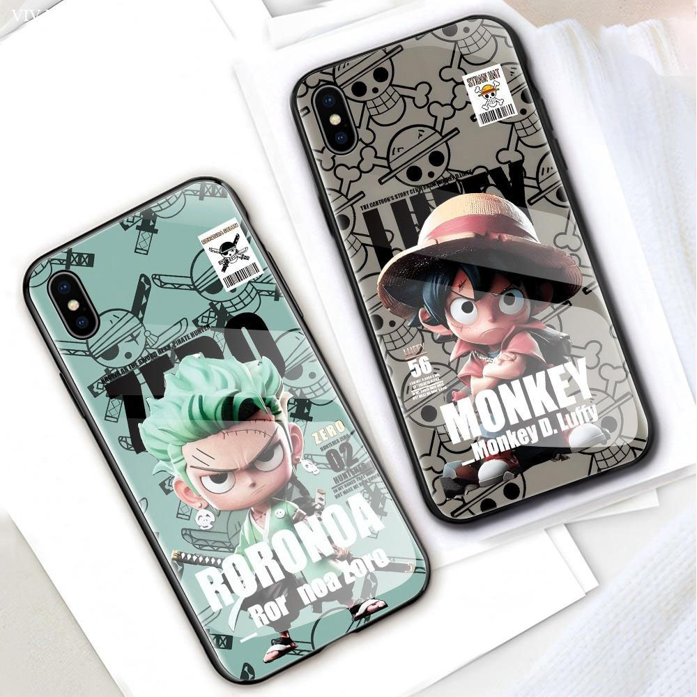 เคส For VIVO V23 V23E V21 V20 V19 V15 V11i V9 SE Pro 4G 5G เคสโทรศัพท์ เคสมือถือ เคสวีโว่ เคสแข็ง Phone Glass Case BLK