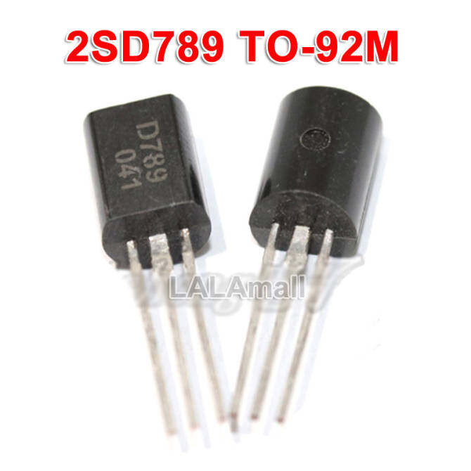 10 ชิ้น 2SD789 D789 TO-92M 100V/1A/0.9W ทรานซิสเตอร์ใหม่เดิม