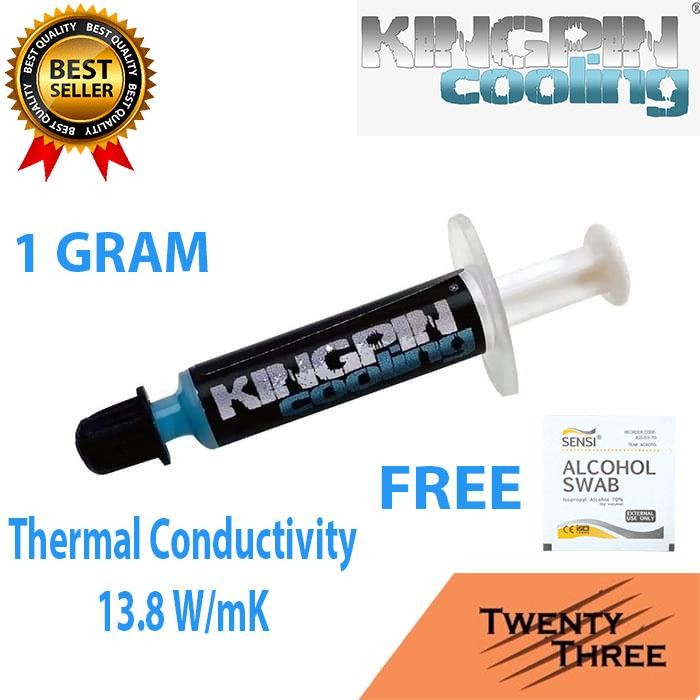 Central Eletech - Kingpin Kpx อุณหภูมิประสิทธิภาพสูง 1 กรัม / 1Gr Pc แล็ปท็อปคอมพิวเตอร์วาง