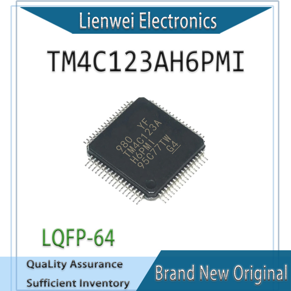 ใหม่ 100% TM4C123A TM4C123AH6PMI IC MCU Chipset LQFP-64
