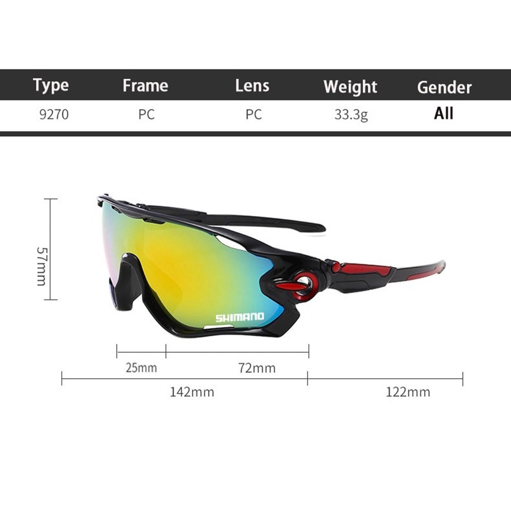 แว่นกันแดด Shimano MTB สําหรับปั่นจักรยานและกิจกรรมกลางแจ้ง