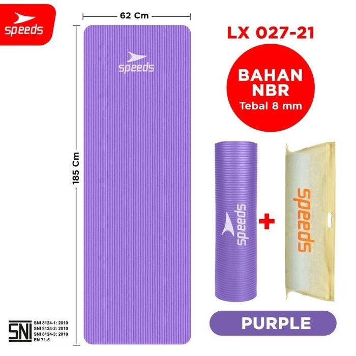 Nbr Speeds 8 - 10 มม. Yoga Matt เสื่อยิมนาสติกฟรีรับประกันกระเป๋า