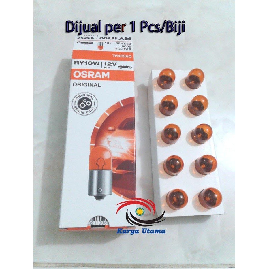 Choice - หลอดไฟไฟเลี้ยวสีส้ม Ry10W 12V Osram Verza Cbr Cb150R Ninja