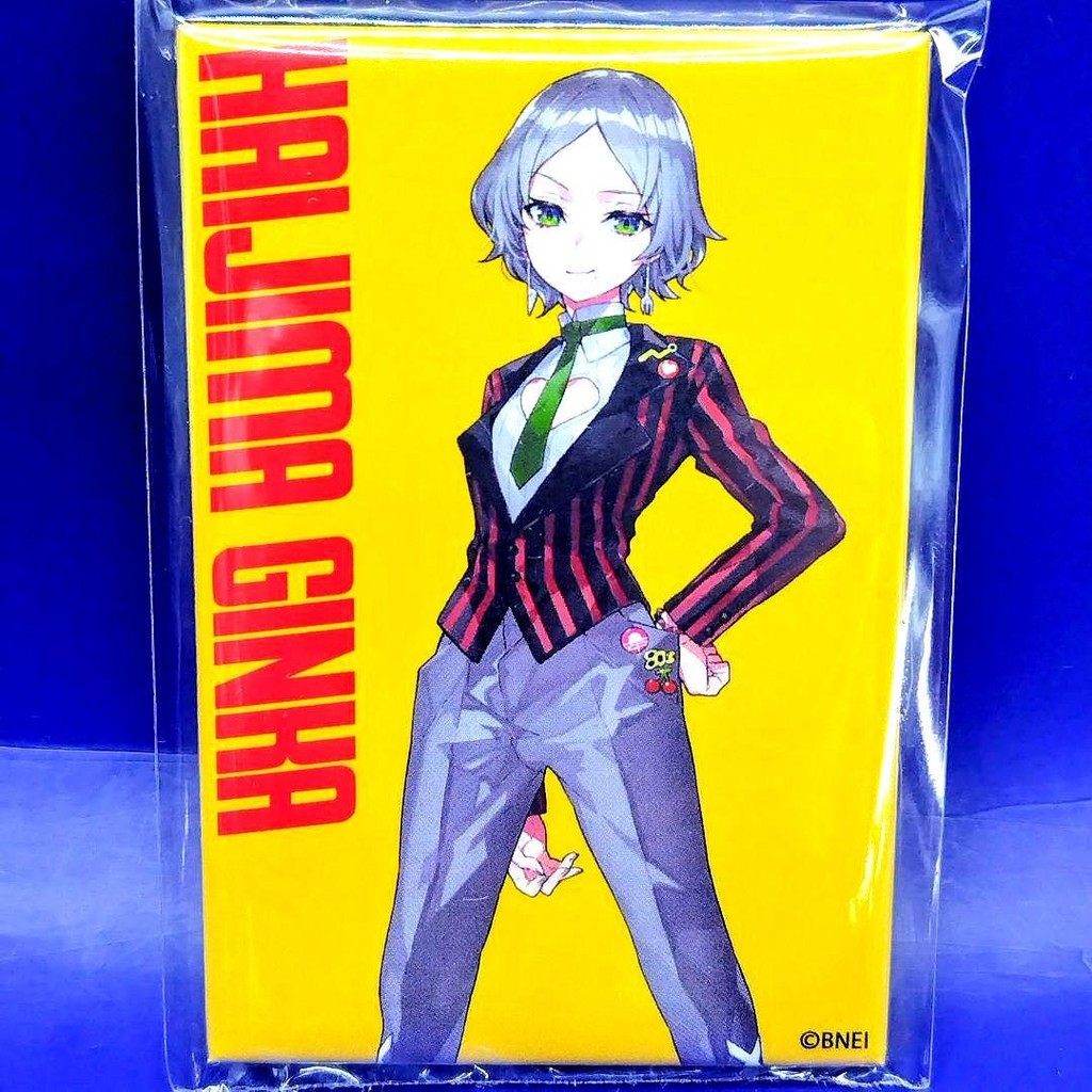 【Direct from Japan】Denonbu x Tower Records Collaboration Haijima Ginka Trading Square Can Badge【Japa