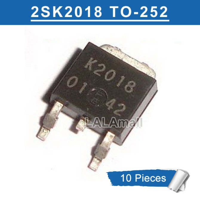 10pcs K2018 TO-252 2SK2018-01S 2SK2018 TO252 N-channel 10A/60V MOSFET ใหม่เดิม