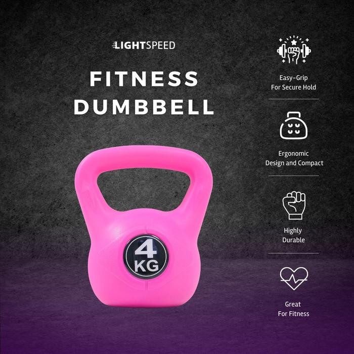 Ready LIGHTSPEED KettleBell 4 KG/Barbell 4 KG/ Dumbell/Barbel / Dumbell 4kg