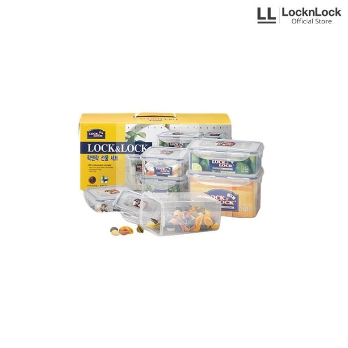 FCR0 Locknlock Lunch Box Gift Set 6 ชิ้น - Hpl818Shp