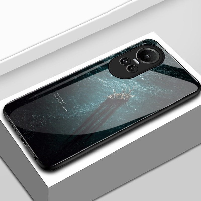 เคสสำหรับ OPPO Reno 10 5G 10 Pro 5G Reno 11 Pro 5G Reno 11F 5G เคสโทรศัพท์เรือเปลือกแก้วกันกระแทก – โปรปัง