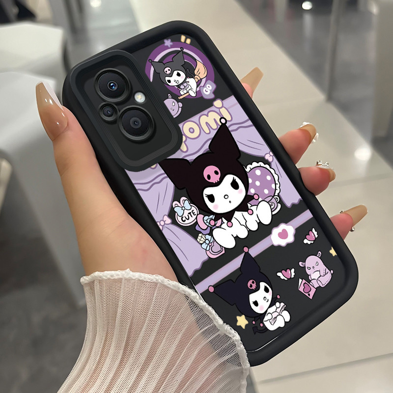 เคสสำหรับ OPPO Reno 7Z 5G 8Z 5G 7 Lite 5G 8 Lite 5G เคสโทรศัพท์กระต่ายสามสีซิลิโคนกันกระแทก