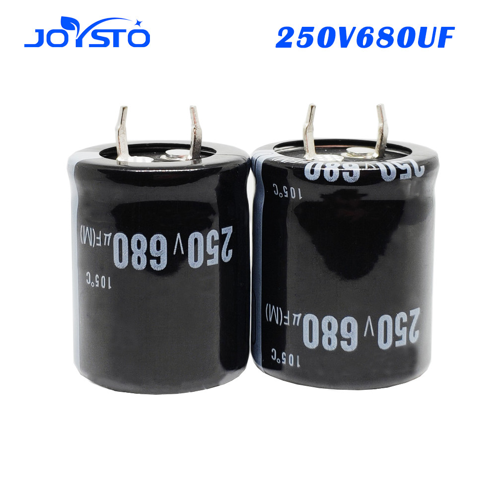 2PCS 680UF 250V ตัวเก็บประจุไฟฟ้า Radial 250v680uf 22*45 มม.