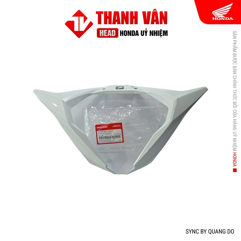 กรอบนาฬิกาพลาสติกบนแฮนด์ Nhb55P HONDA Winner X V3 2022+ สีขาว