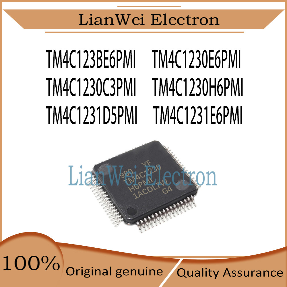 ยี่ห้อใหม่ TM4C123BE6PMI TM4C1230E6PMI TM4C1230C3PMI TM4C1230H6PMI TM4C1231D5PMI TM4C12C1231C12C12C1