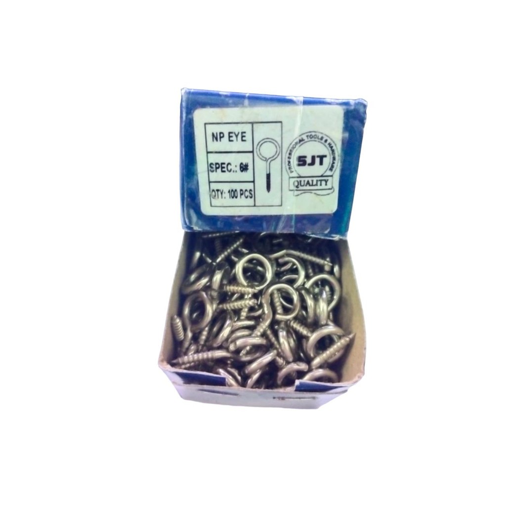 GANTUNGAN Per 1 Box Screw Cap Hanger Hook No.6 / Screw Ring Nut Bolt
