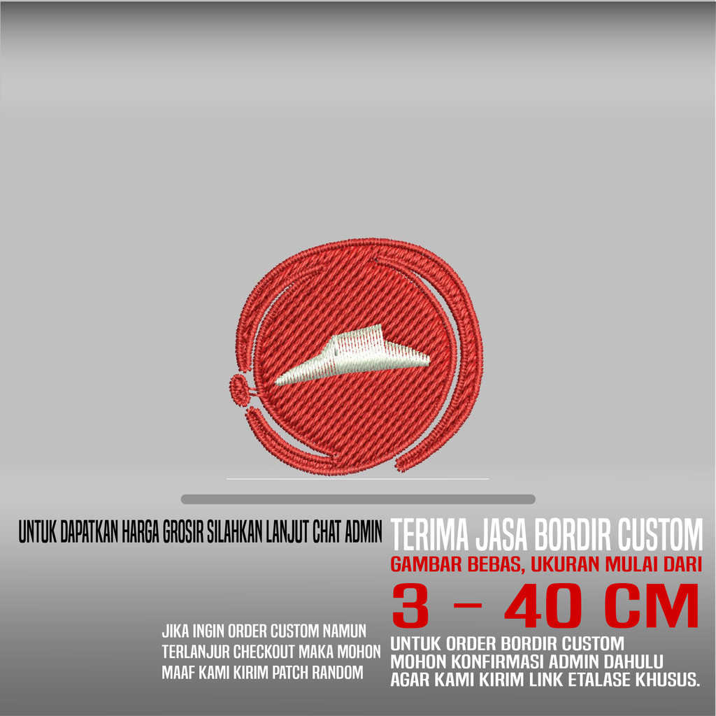 PIZZA โลโก้ HUT HDP-538 PATCH EMBROIDERY โลโก้/EMBLEM