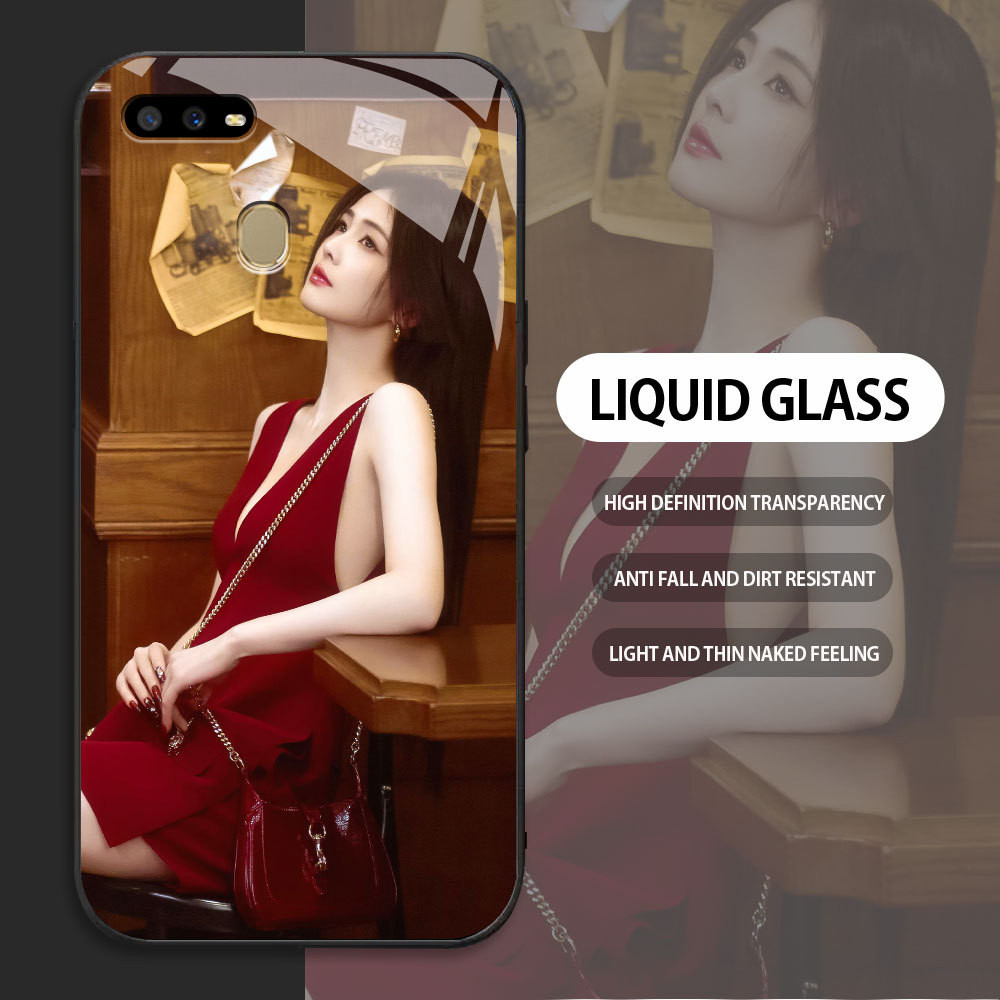 HP กระจกนิรภัยสําหรับ OPPO F23 A1 A3S A8 A98 5G A5 A9 2020 A11 X A7 A5S A12 A12S A12E A7X A9 A9X A11