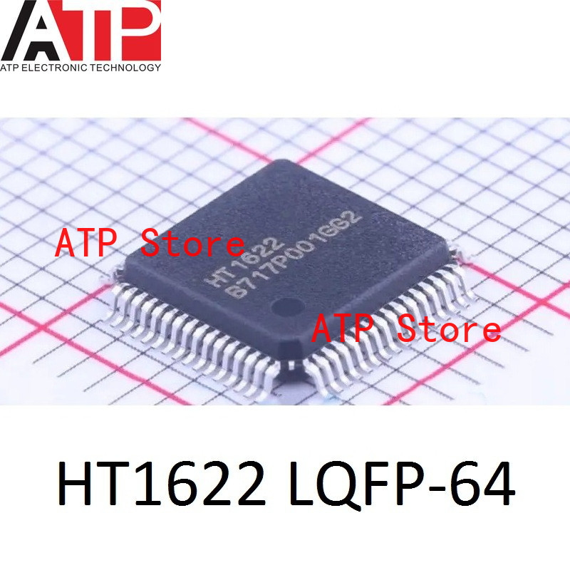 10 ชิ้น/ล็อต 100% ใหม่ Original HT1622 LQFP-44 LQFP-64 QFP-64 QFP-64 จอแสดงผล LCD Driver ชิป IC