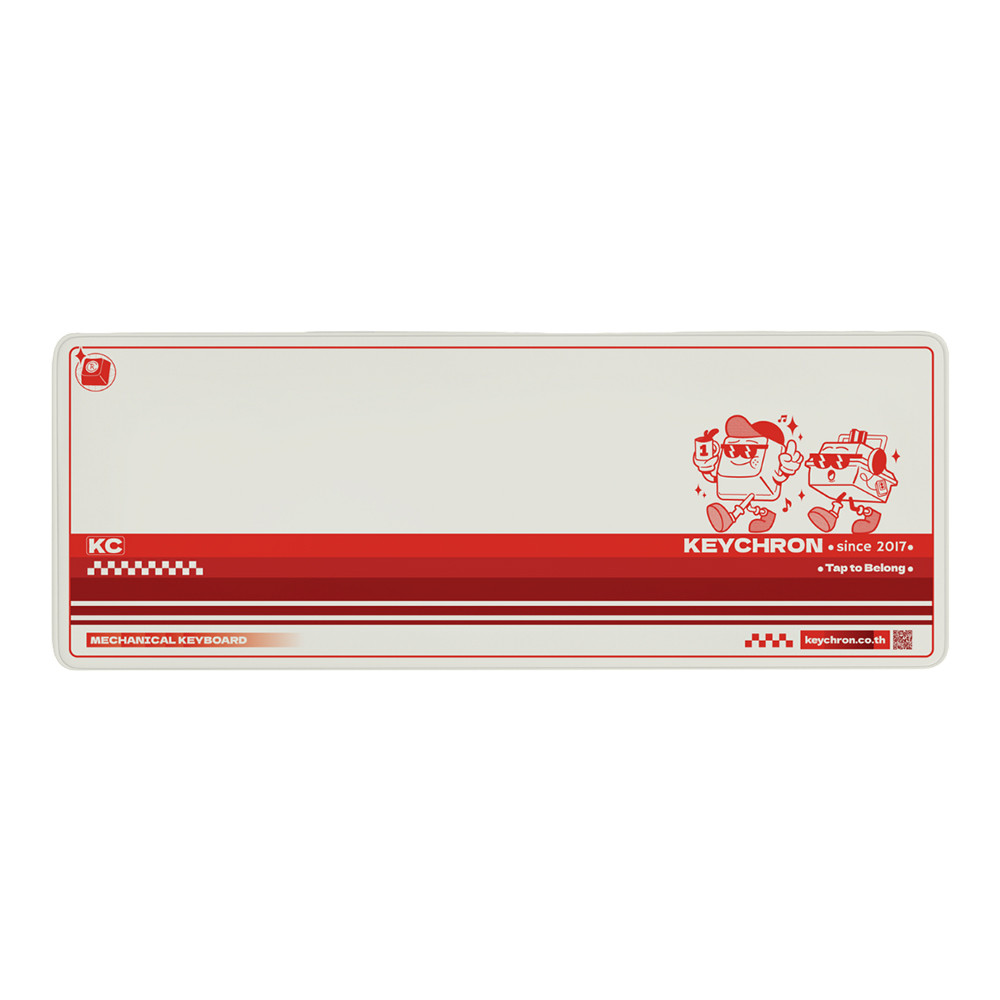 MOUSE PAD (เมาส์แพด) KEYCHRON DESK MAT RETRO 80S EDITION - 800 x 300 x 4 MM TAP TO BELONG DM-10 (