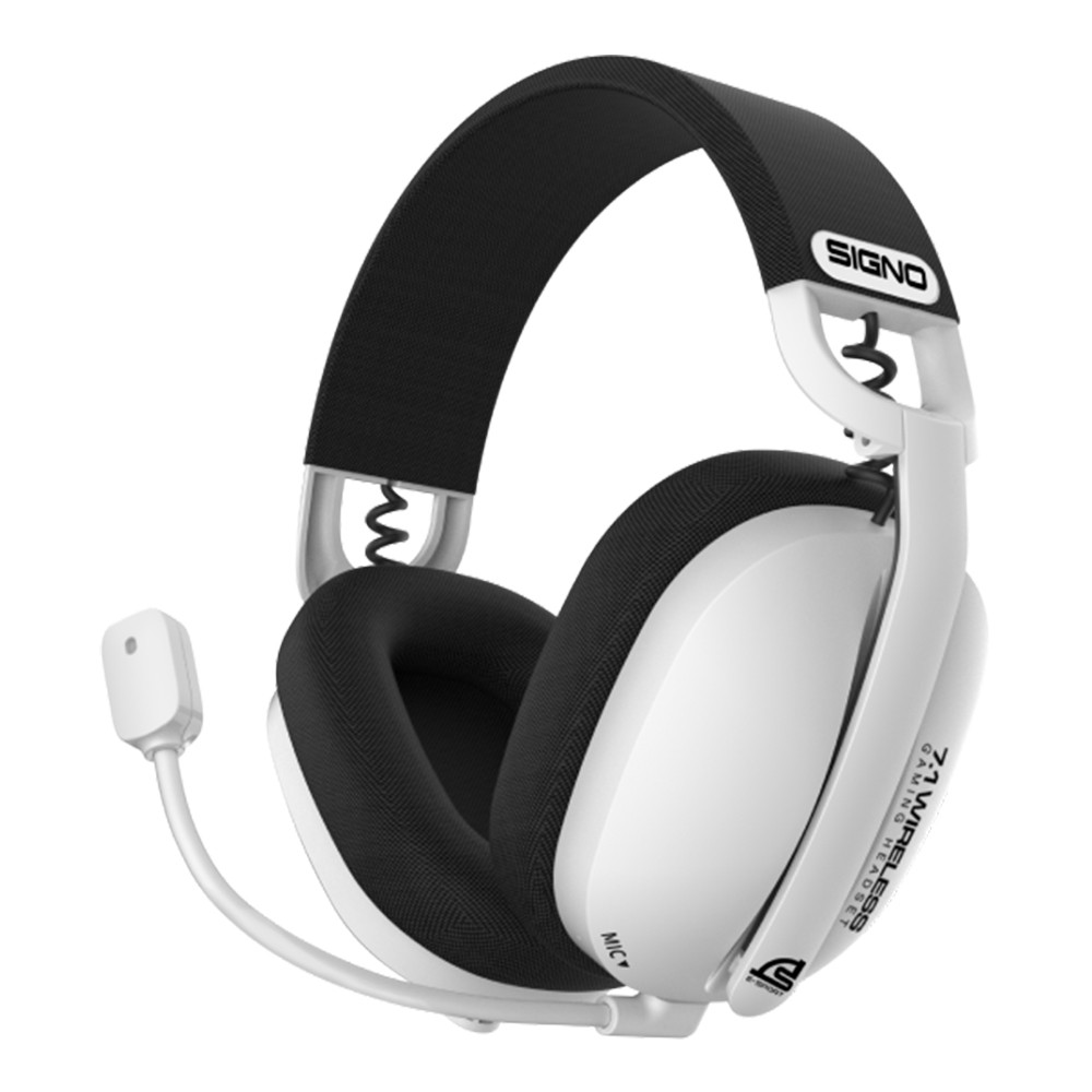 WIRELESS HEADSET (หูฟังไร้สาย) SIGNO MARLOS WP-601W (WHITE) :::