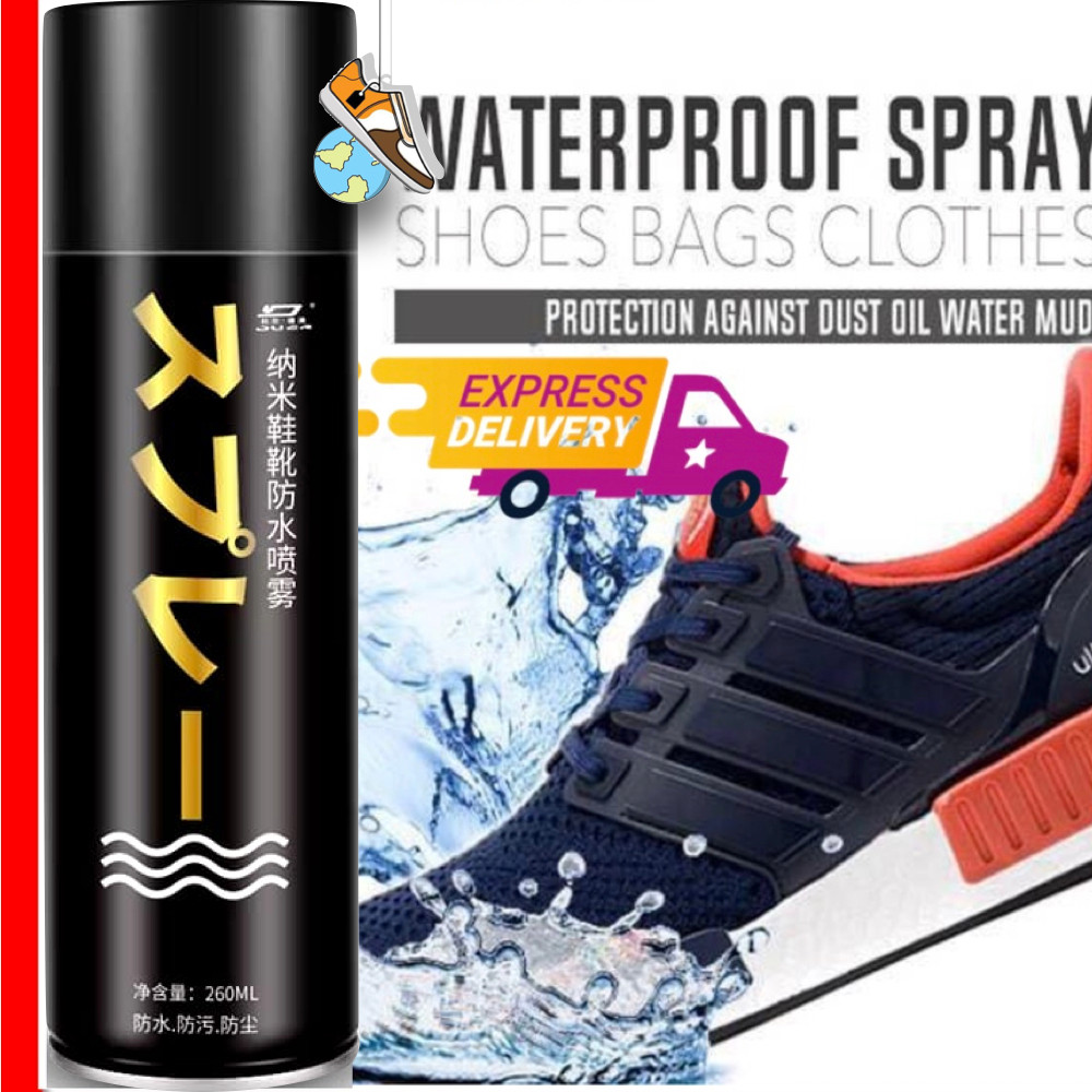 TAELLO👟 Sneaker Shoe Waterproof Spray 260ML Water Repellent Spray Shoes Waterproof Spray Nano Sneake