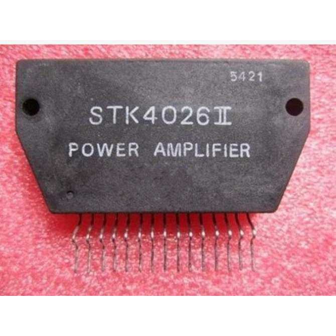 1ชิ้น stk4026ครั้งที่สอง ด้านหลังฉายการกําหนดค่าโมดูลเครื่องขยายเสียง