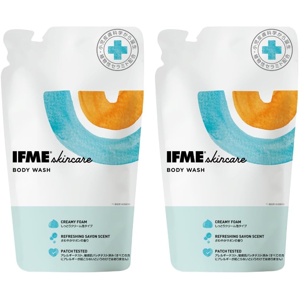 IFME Skin Care Body Soap Foaming Body Soap Foam Moisturizing Soap for Babies, Newborns, Kids, Additi