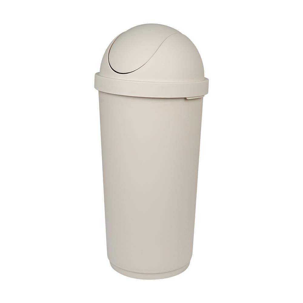 ACCO ถังขยะกลม ฝาสวิง 45 ลิตร สีเบจ จัดส่งโดย HomePro