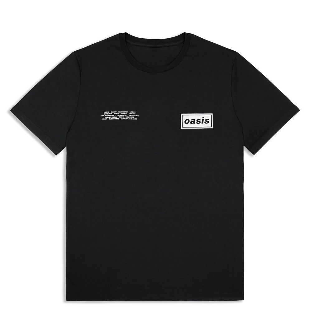  Oasis Live 25 Global Cities Logo T-Shirt 1 cotton xs-3xl  