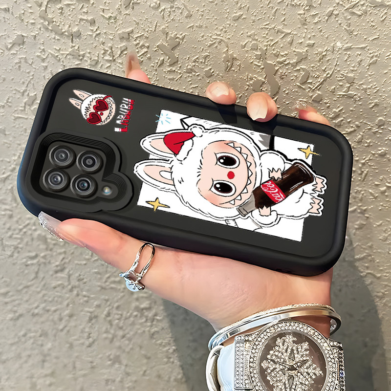 HP MATA Samsung Galaxy A12 4G A12 5G F12 M12 A22 M22 กรณีน่ารัก Little Giant รูปแบบเคสโทรศัพท์ Sky E