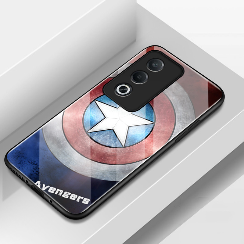 เคสสำหรับ OPPO A3 Pro 5G A80 5G เคสโทรศัพท์ดาวแมงมุมเปลือกแก้วกันกระแทก