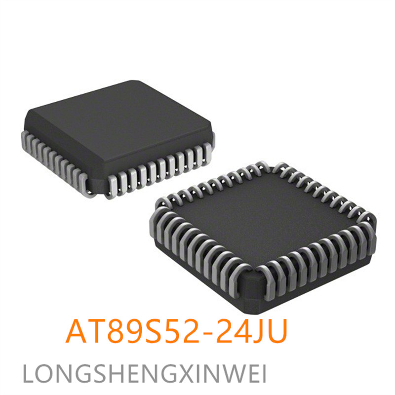 SHDJ-1PCS จุดใหม่ AT89S52 24JU AT89S52 24JI AT89S52 8 บิต Microcontroller Patch PLC 44