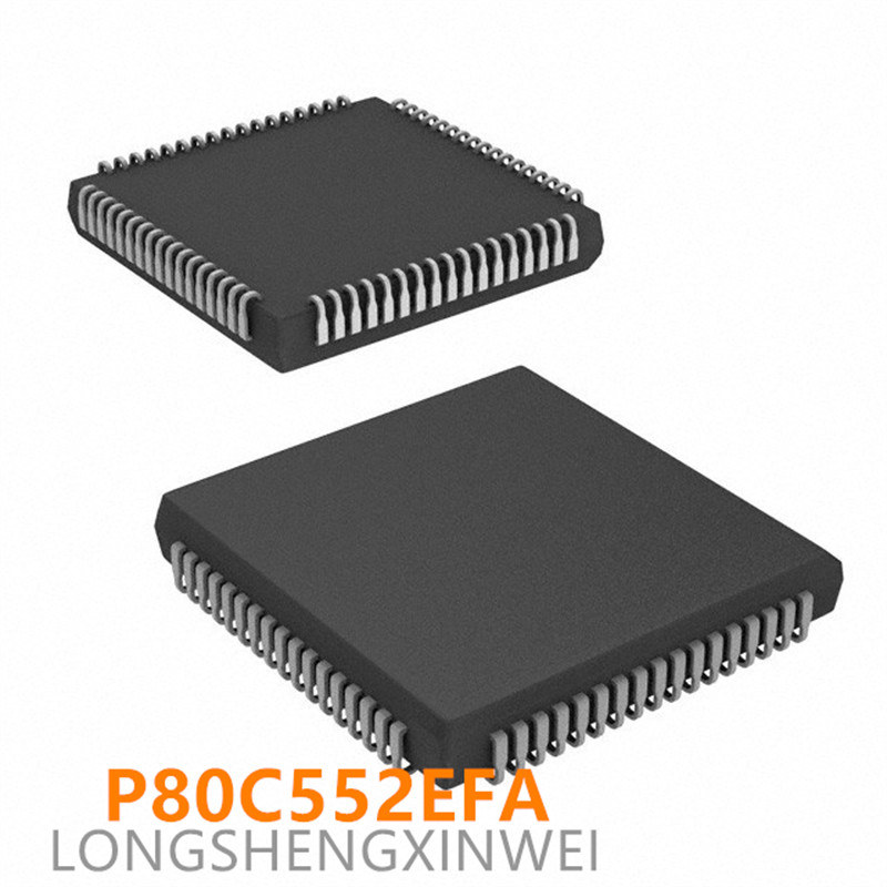 SHDJ-1PCS P80C552EFA P80C552 PLC68 8 บิตชิป MCU