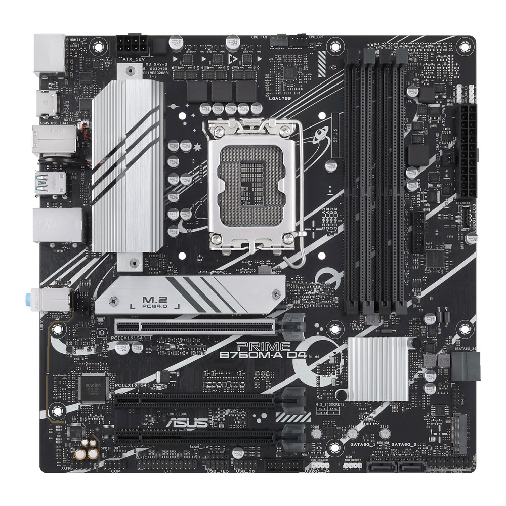 MAINBOARD (เมนบอร์ด) ASUS PRIME B760M-A D4 (DDR4) (SOCKET LGA 1700) (MICRO-ATX) #