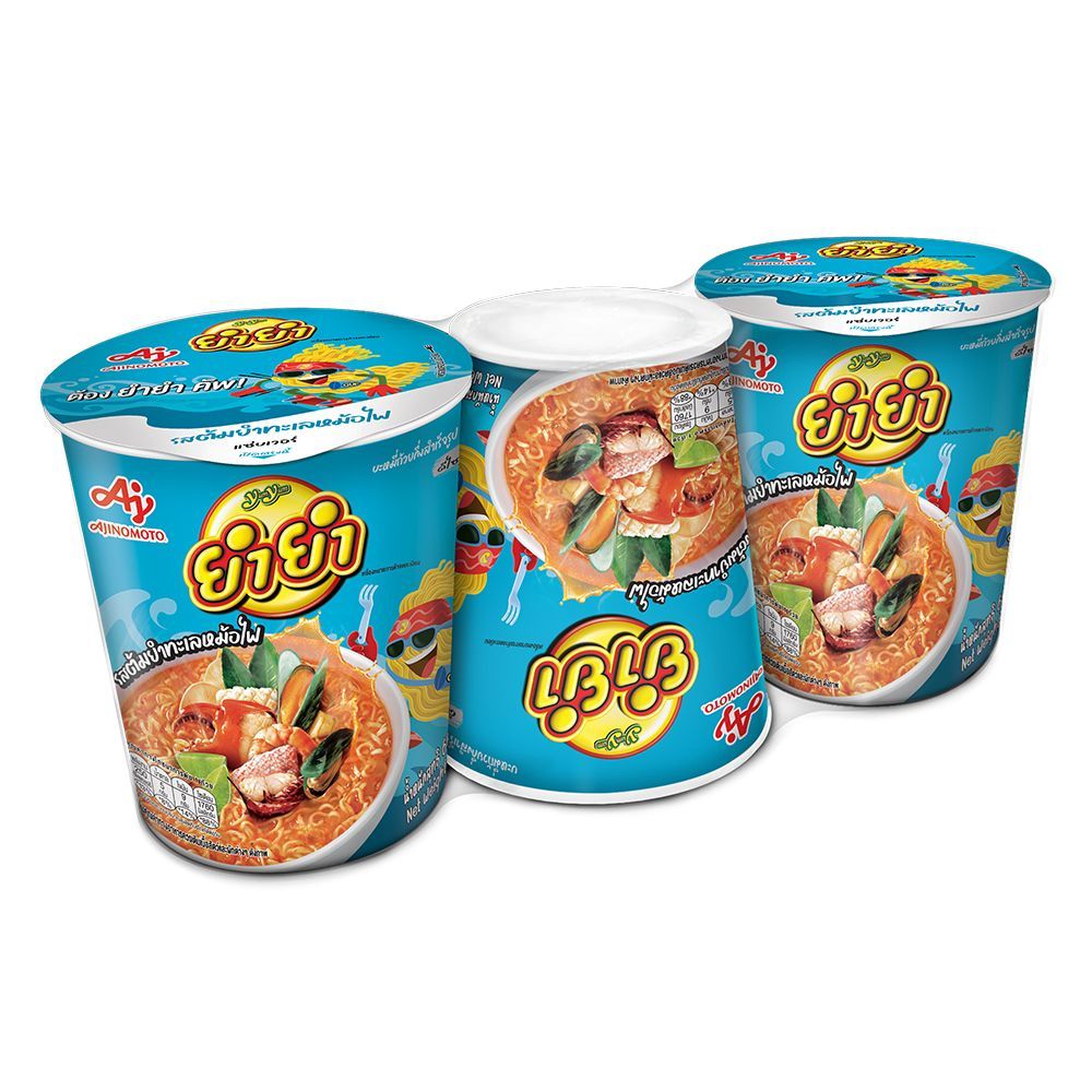[สินค้าส่งด่วน] ยำยำคัพเต็มๆต้มยำทะเลหม้อไฟ60ก. แพ็ค 3