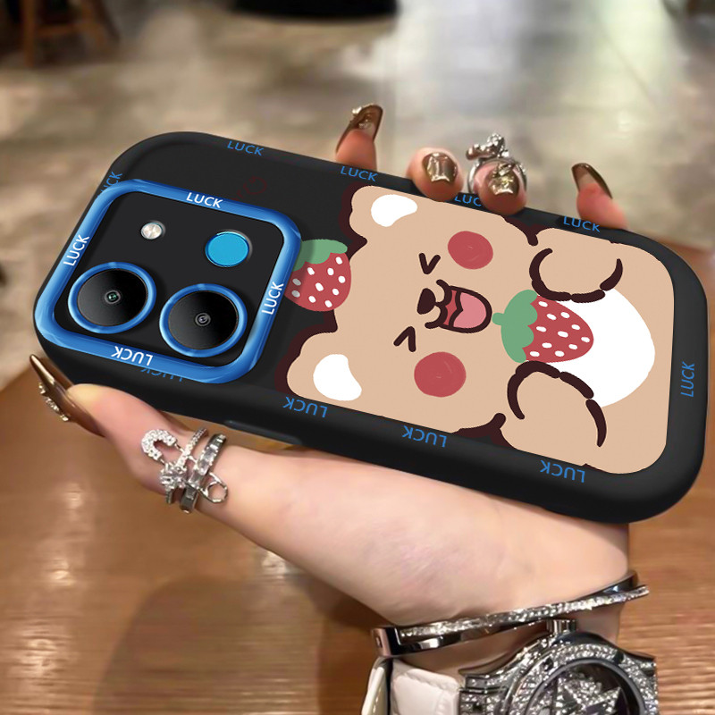 เคสสำหรับ Infinix Smart 7 Tecno POP 7 4G POP 7 Pro 4G เคสโทรศัพท์หมีกระต่ายซิลิโคนกันกระแทก ราคา ถูกที่สุด ดีลบีเคเค แกลเลอรีภาพที่ 6