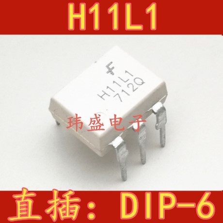 7PCS ยี่ห้อใหม่ H11L1 DIP-6 DIP Optocoupler นําเข้า Optocoupler H11L1M