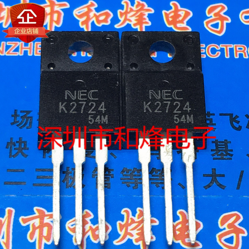 4PCS Original K2724 2SK2724 进口现货 TO-220F MOS-Lasting หลอด 60V 35A