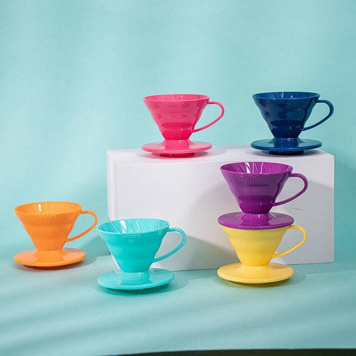 Hario - V60 Coffee Dripper สีกรมท่า VD-01NV-50W-CEX