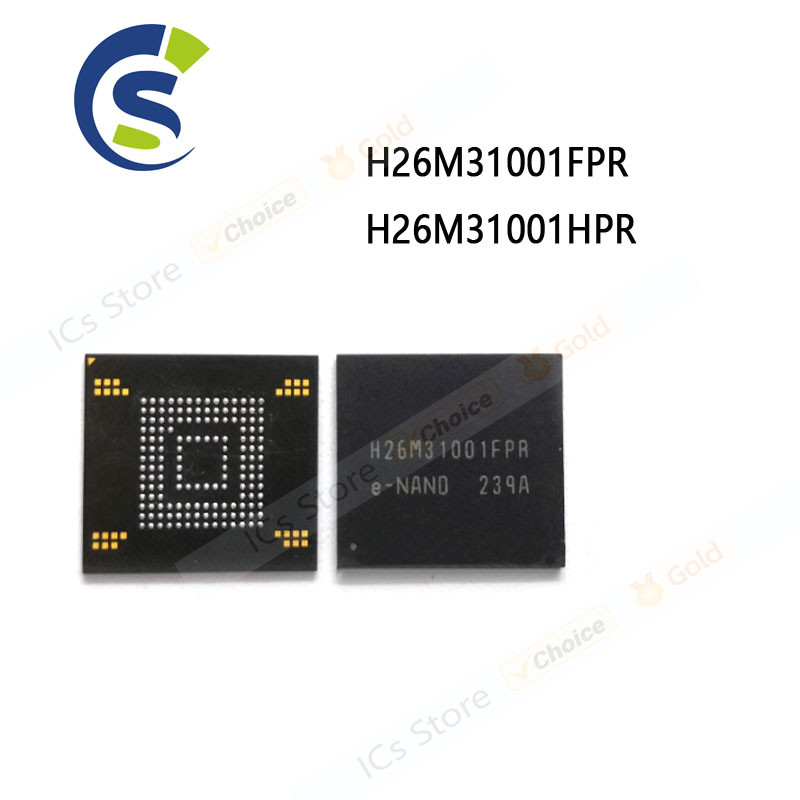 ชิปเซ็ต BGA ใหม่และต้นฉบับ 1 ชิ้น H26M31001FPR H26M31001HPR