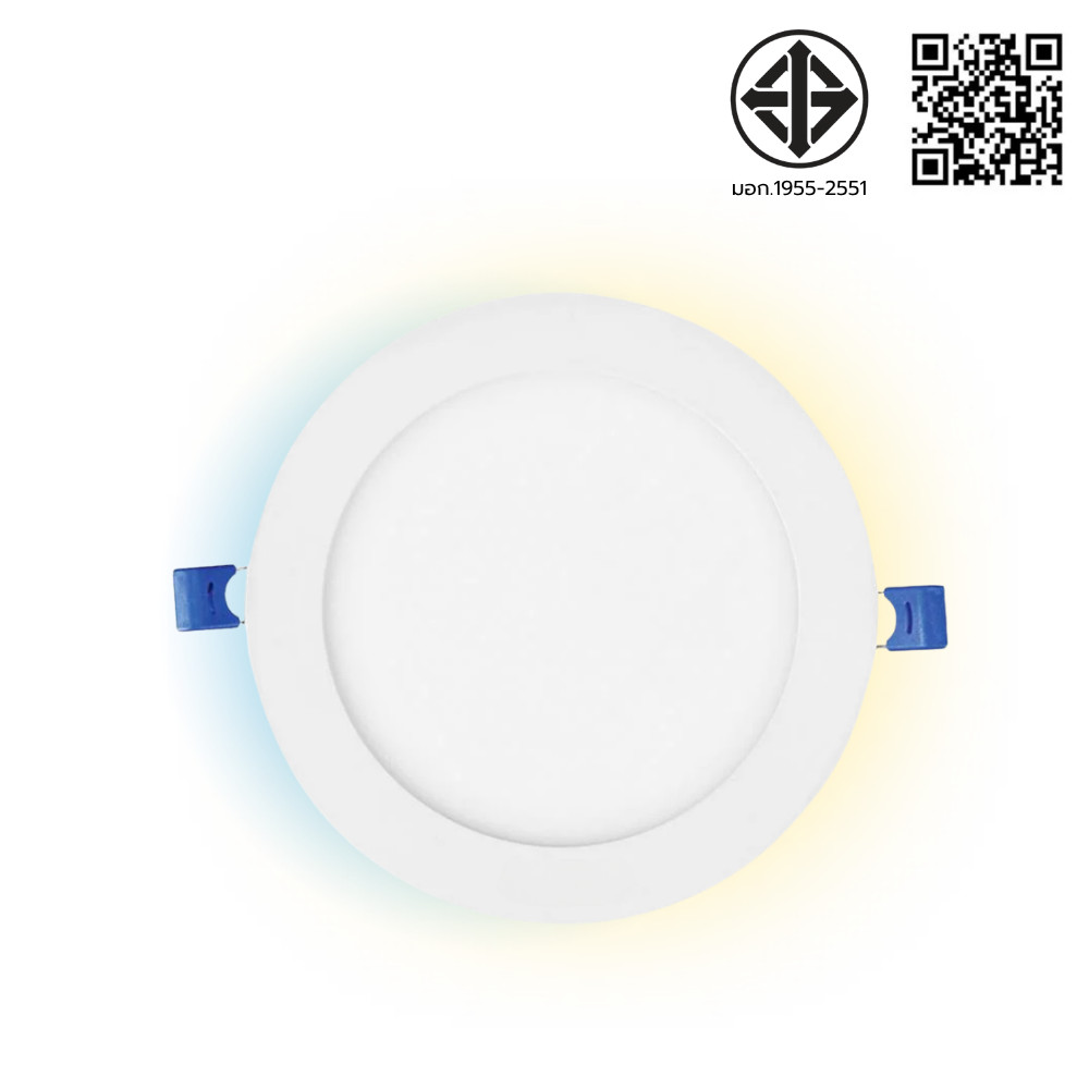 BEC โคมไฟฝังฝ้า 3แสง ในโคมเดียว BLADE III-O TRI 9W 12W 15W 3000K/4000K/6500K หน้ากลม สีขาว Downlight - รูปที่ 4