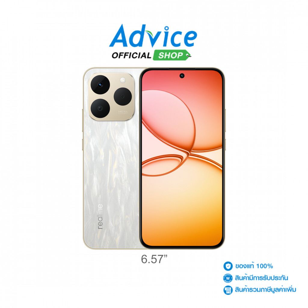 REALME 15T 5G (8+256GB) Flowing Silver - A0174026