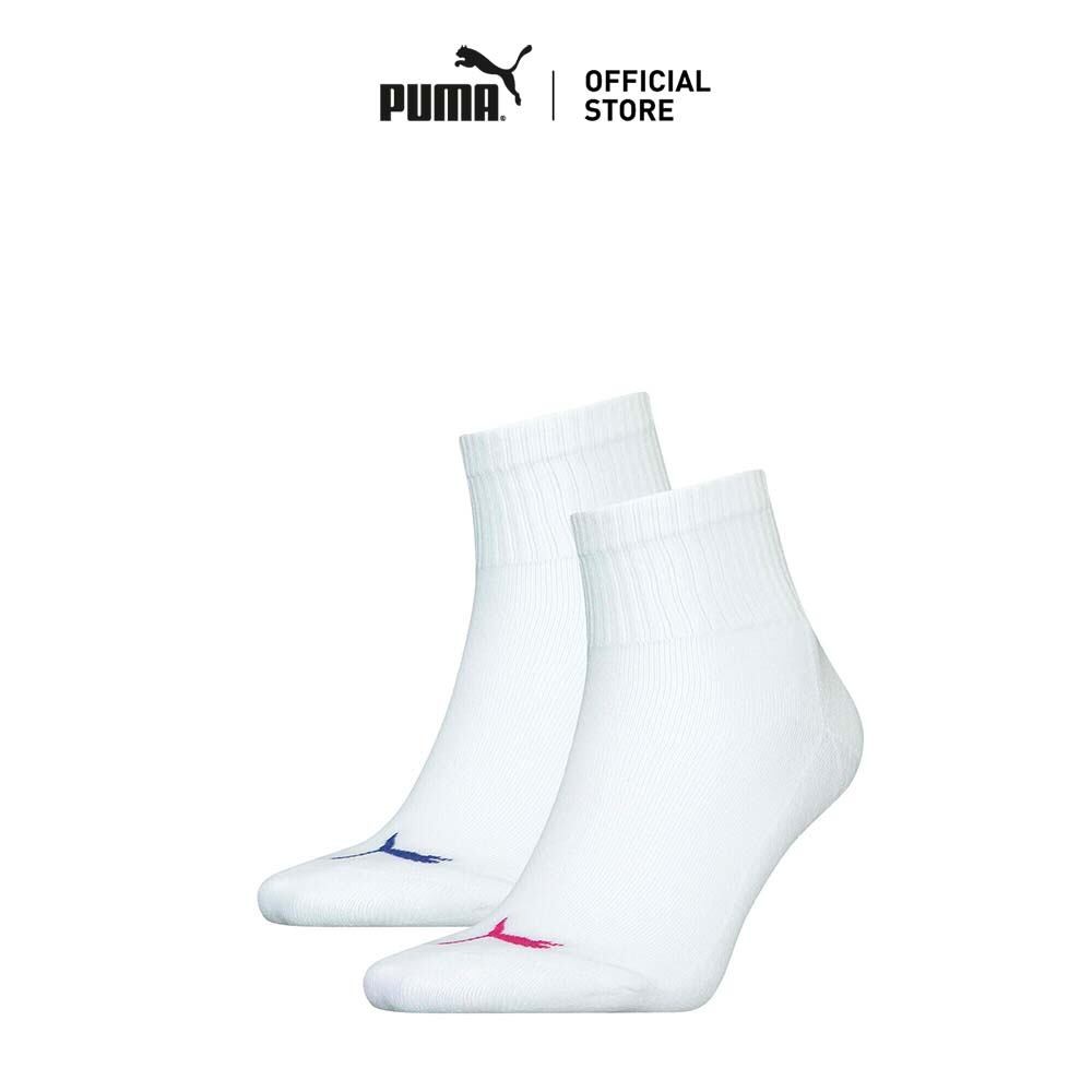PUMA Various ถุงเท้าสั้น PUMA Heart แพ็ค 2 คู่ สีขาว - 93892702