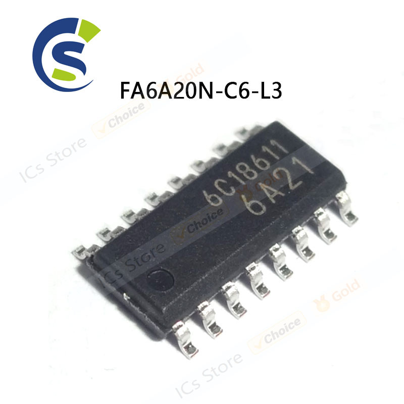 10 ชิ้นใหม่และต้นฉบับชิปเซ็ต 6A20 FA6A20 FA6A20N sop-16 FA6A20N-C6-L3